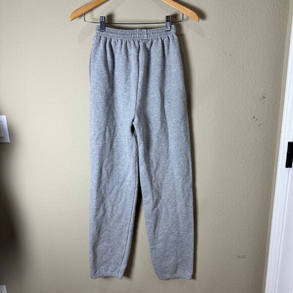 HANES Premium EcoSmart Classic Grey Jogger Sweatpants w/ Pockets Size Small - Picture 6 of 9